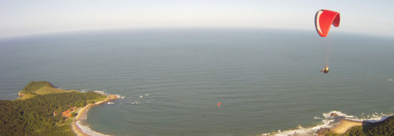 panorâmica da praia ilha do mel